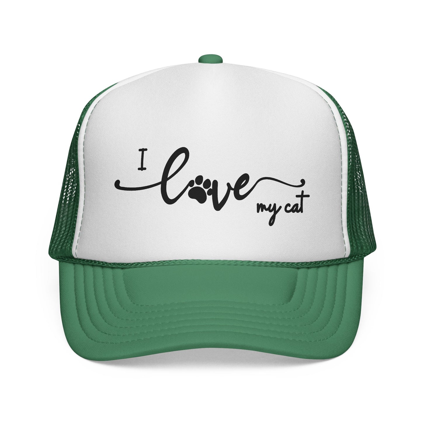 I Love My Cat Trucker Hat