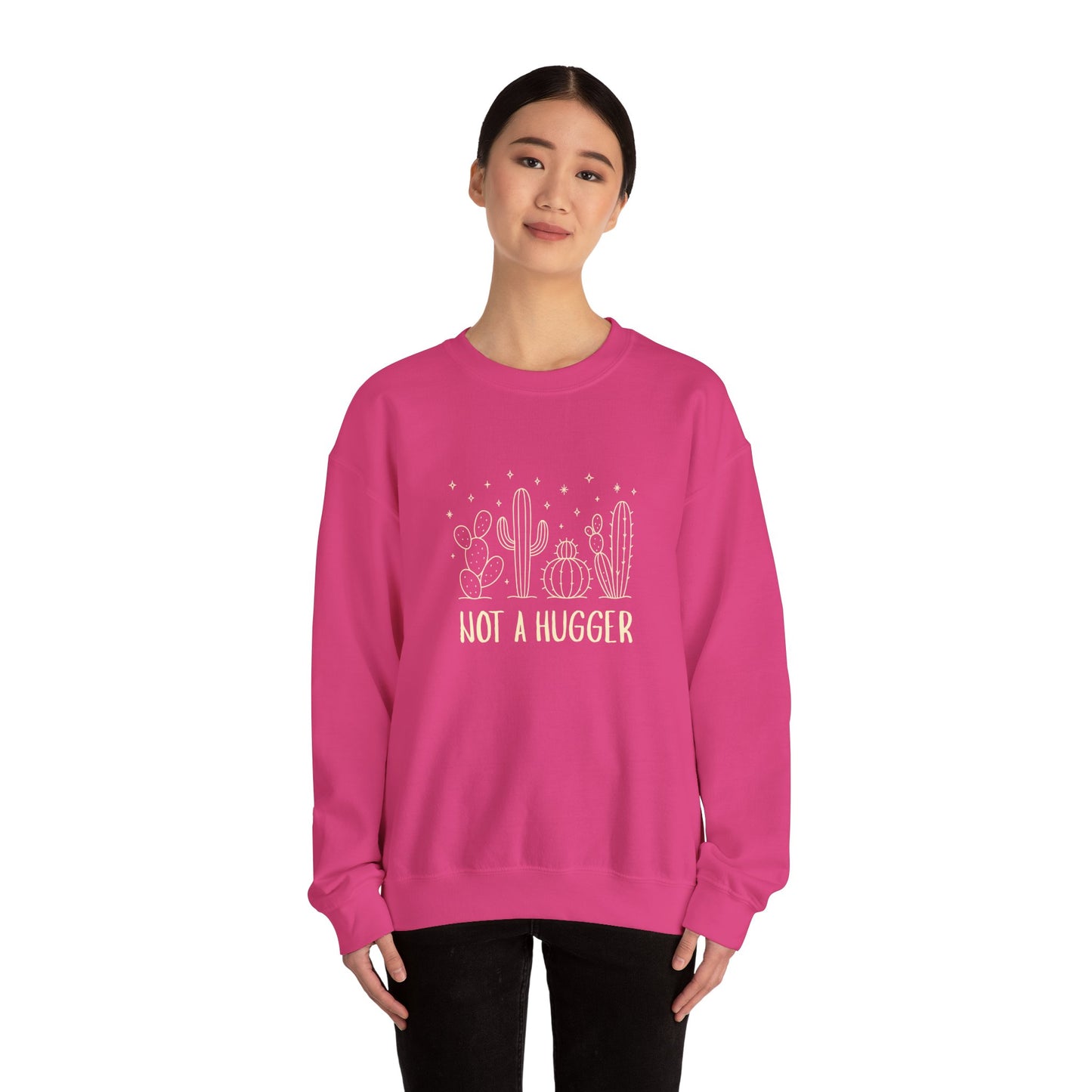 "Not A Hugger" Women's Crewneck