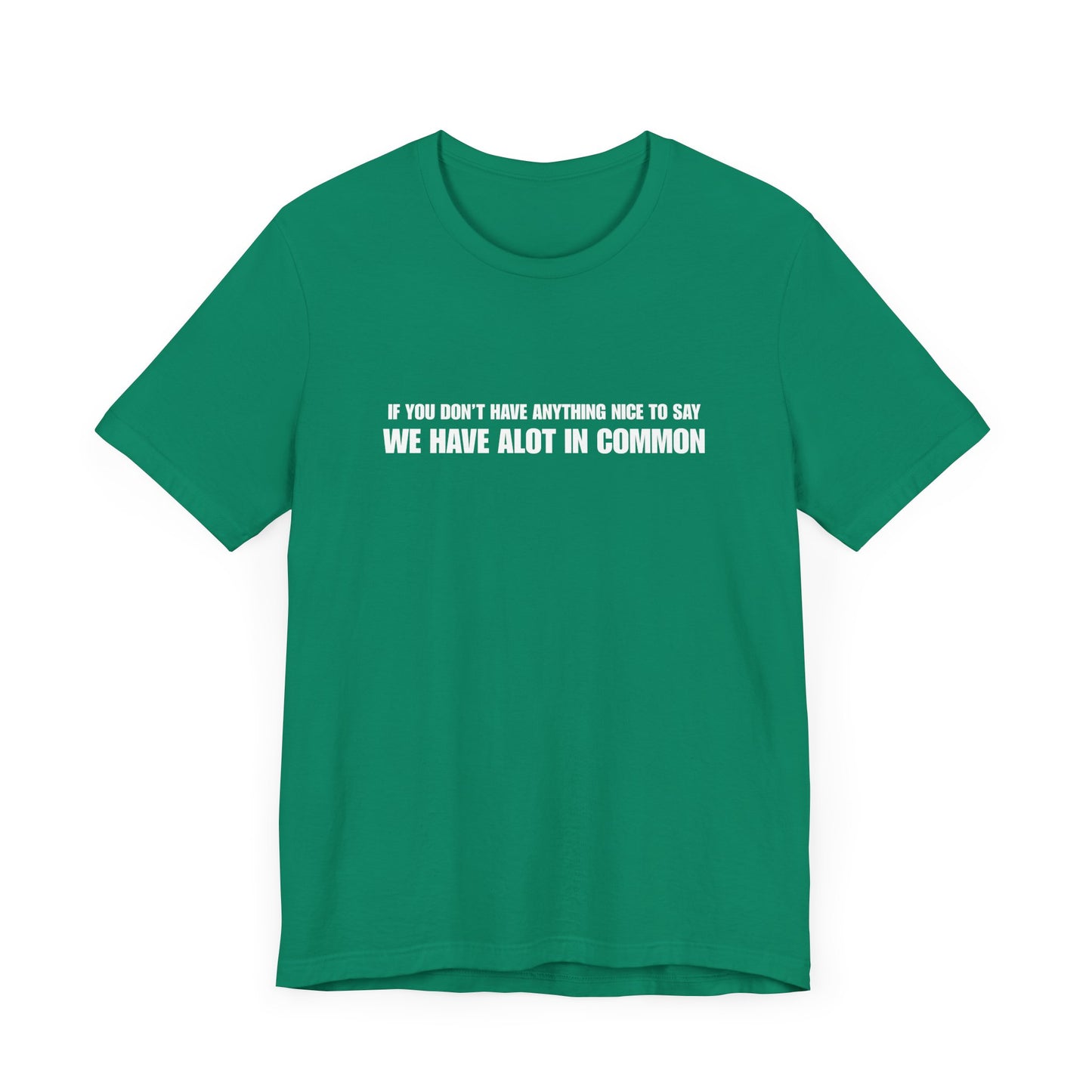 "If You Don't Have Anything Nice to Say" Men's T-Shirt