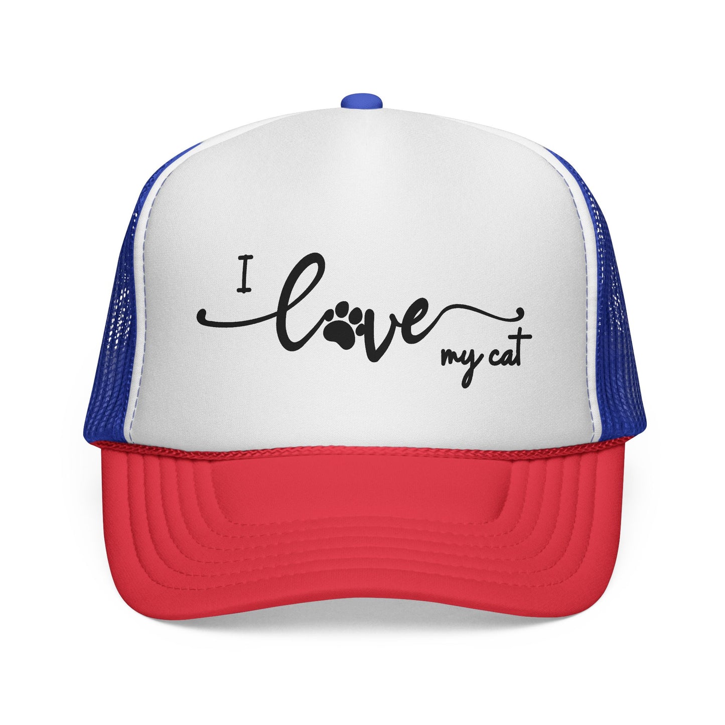 I Love My Cat Trucker Hat