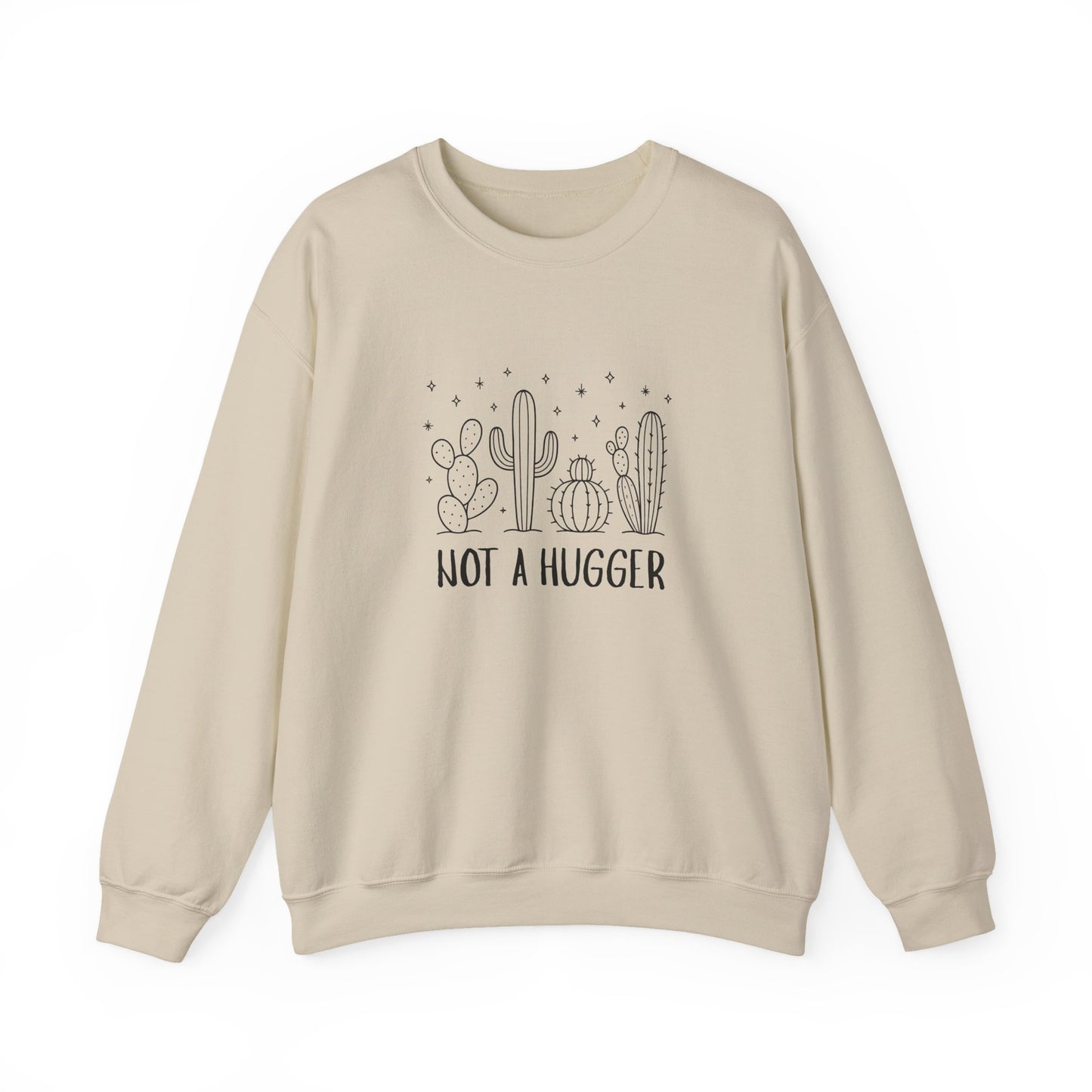 "Not A Hugger" Women's Crewneck