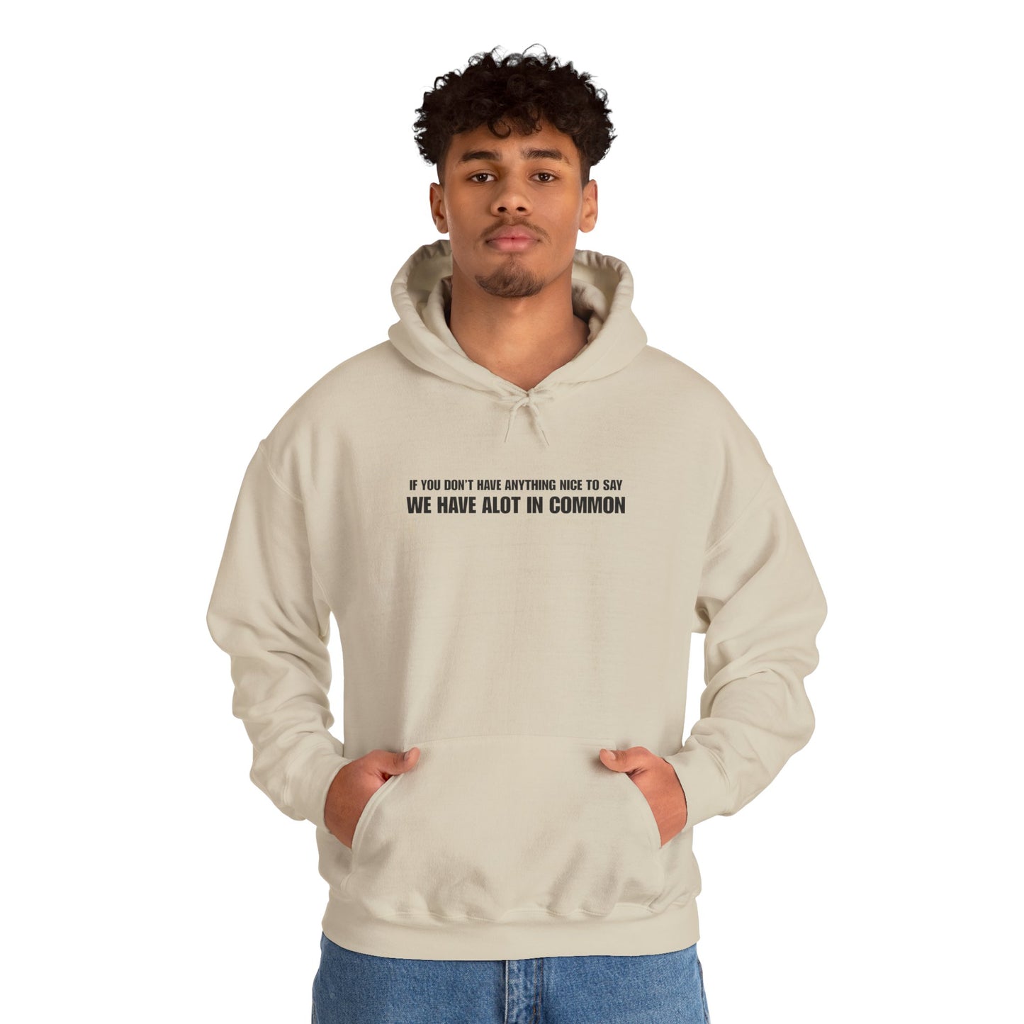 "If You Don't Have Anything Nice to Say" Men's Hoodie