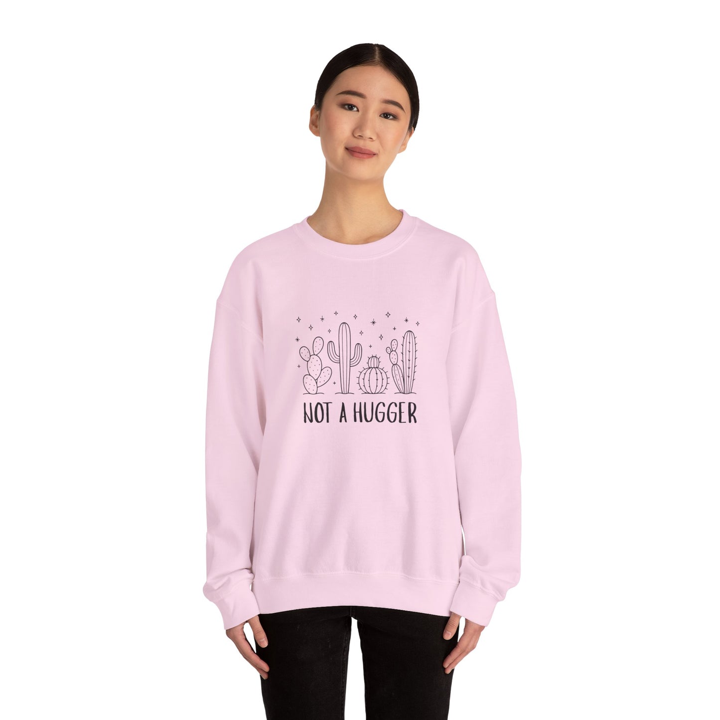 "Not A Hugger" Women's Crewneck