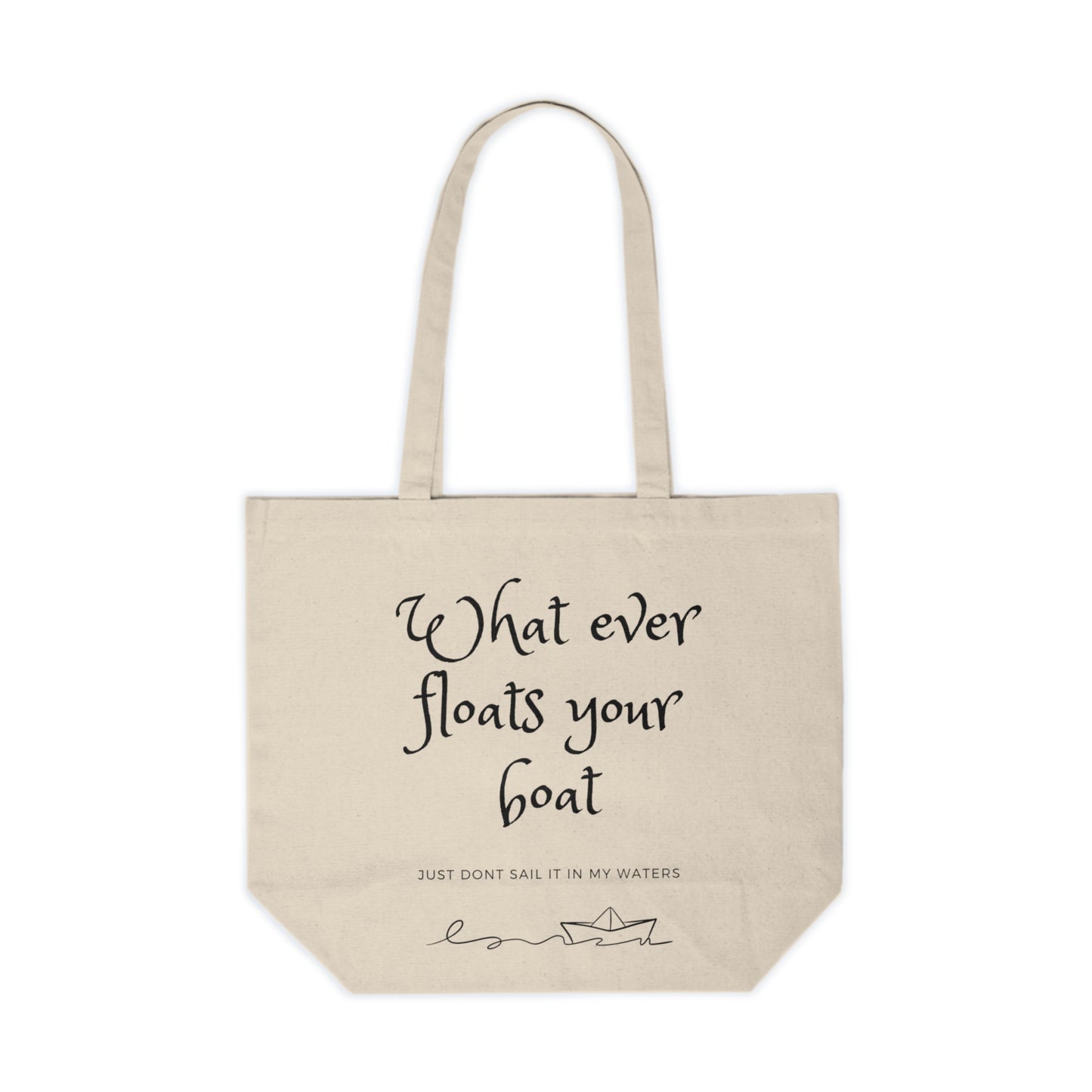 What Floats Your Boat Canvas Bag