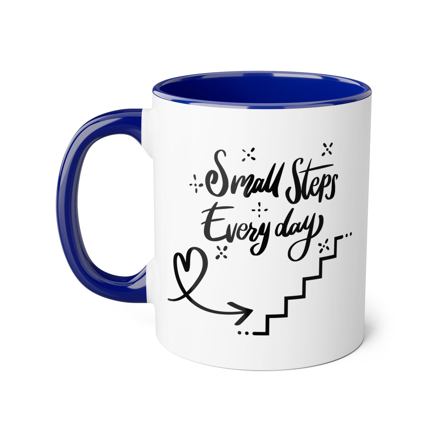 Small Steps Every Day 2 Tone Coffee Mug