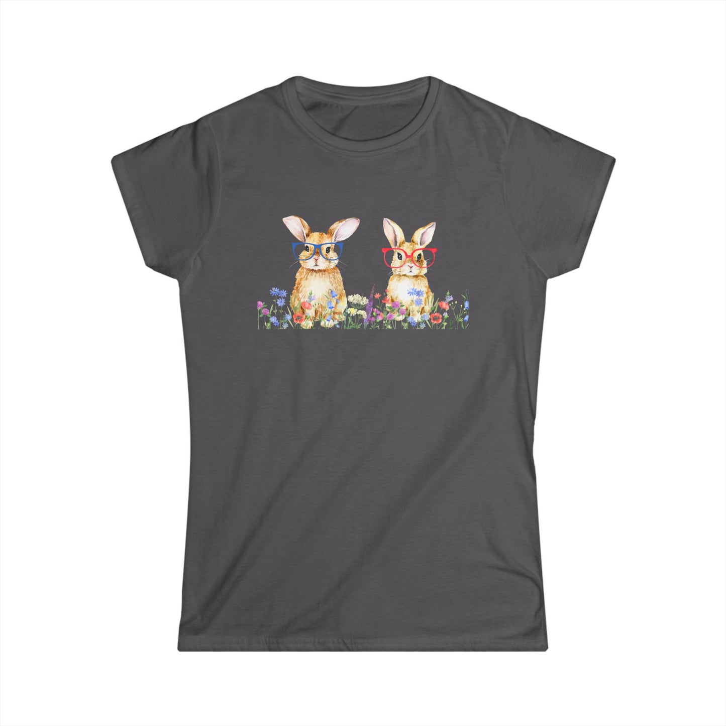 Bunny Duo Women's Semi Fitted T-Shirt