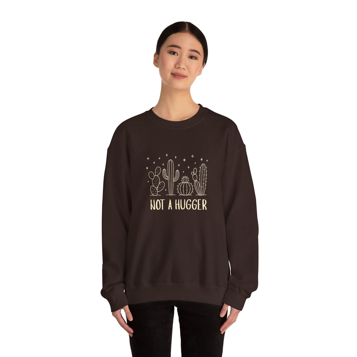 "Not A Hugger" Women's Crewneck