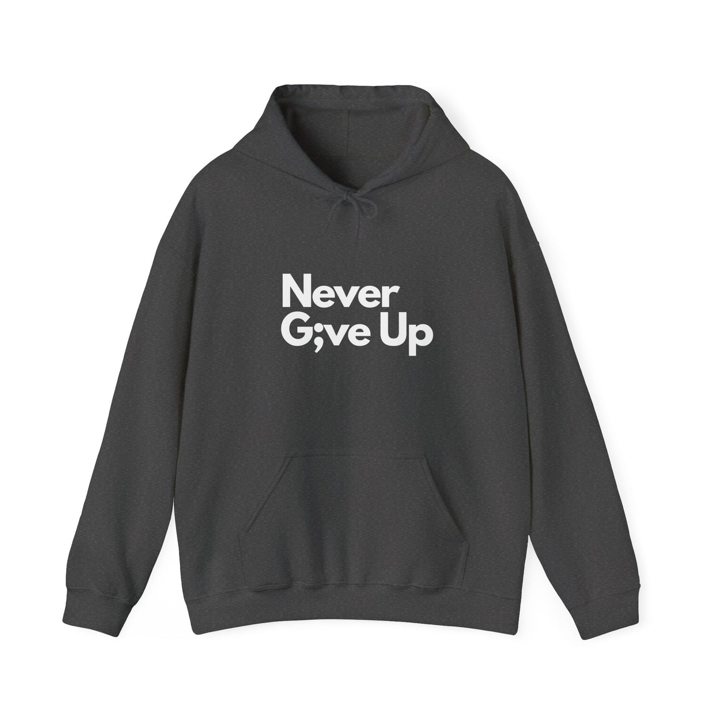 Never G;ve Up Men's Hoodie