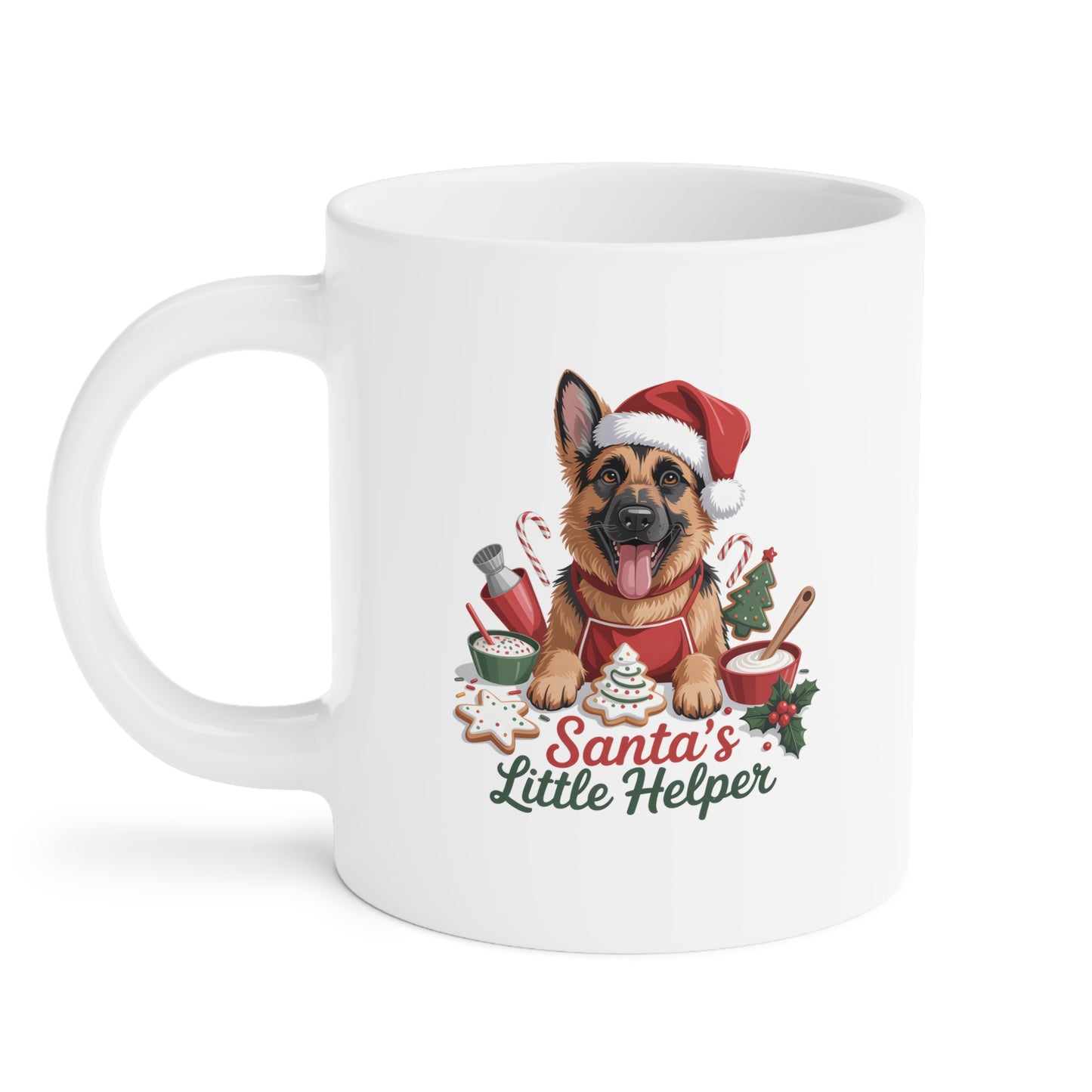 German Shepherd Holiday Mug