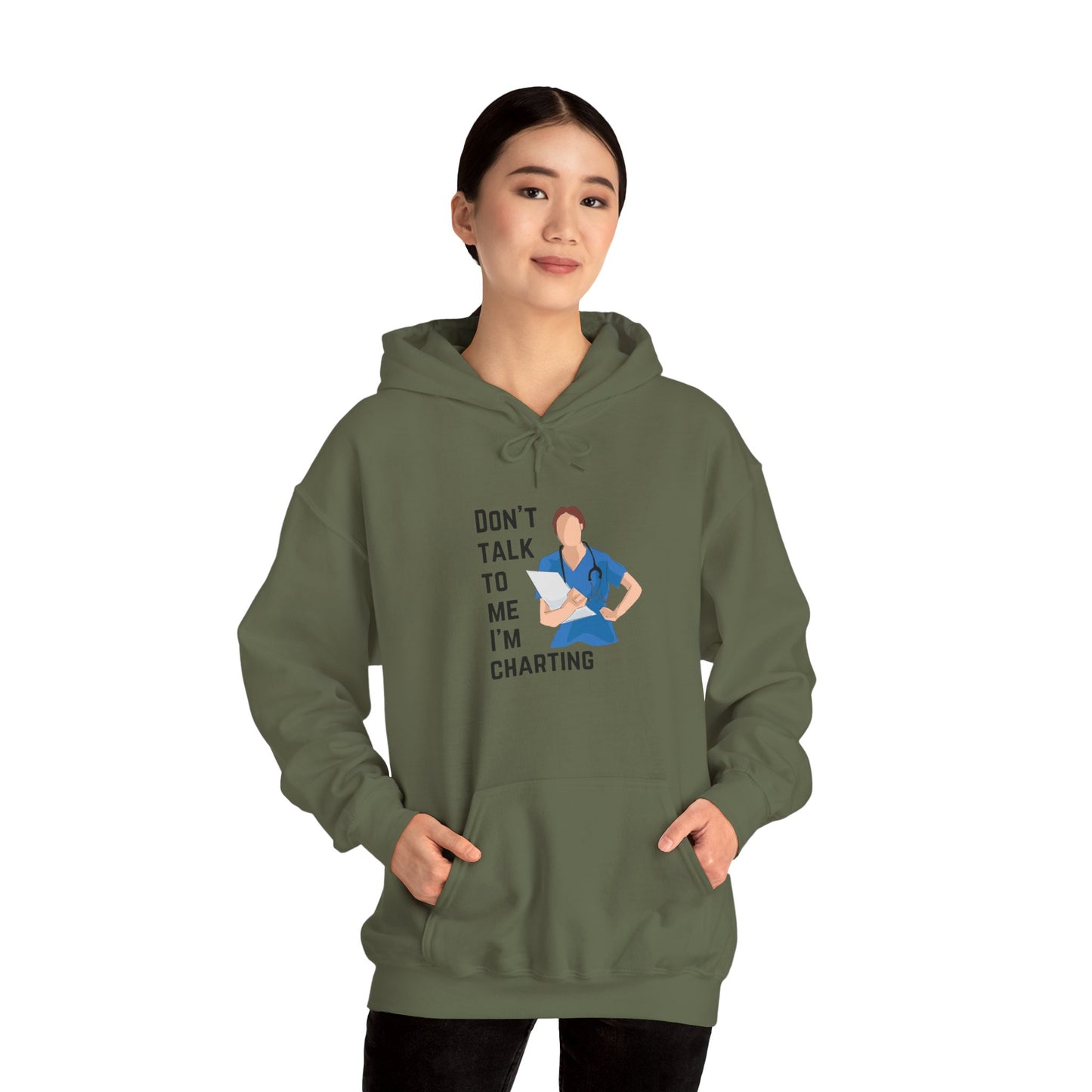 "Don't Talk to Me I'm Charting" Women's Hoodie