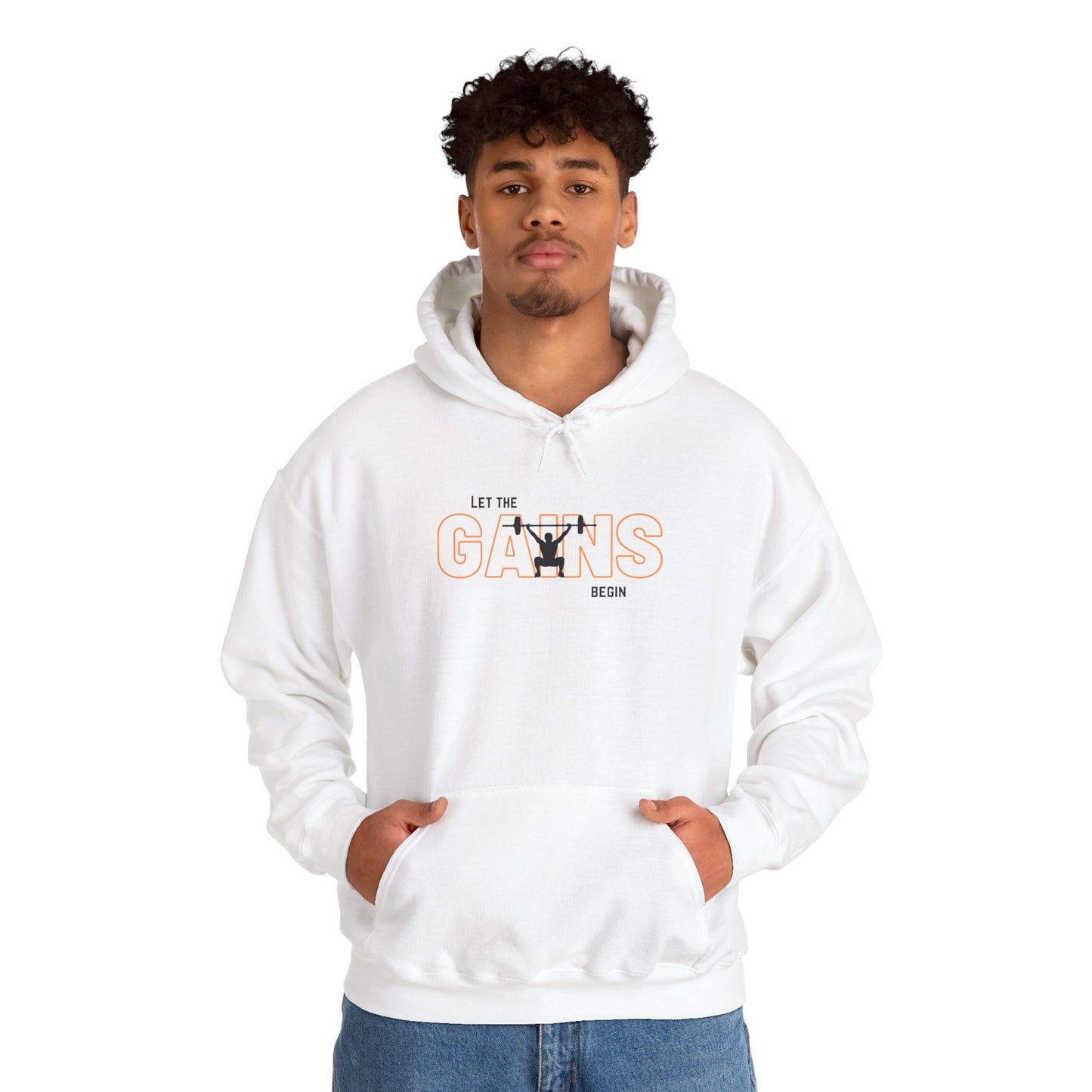 'Let the Gains Begin' Men's Hoodie