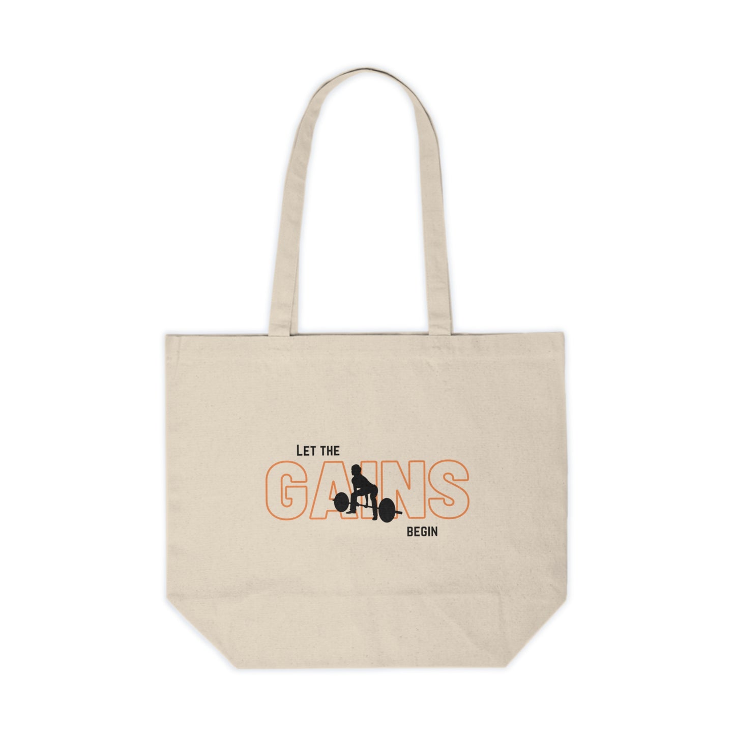 "Let the Gains Begin" Canvas Bag