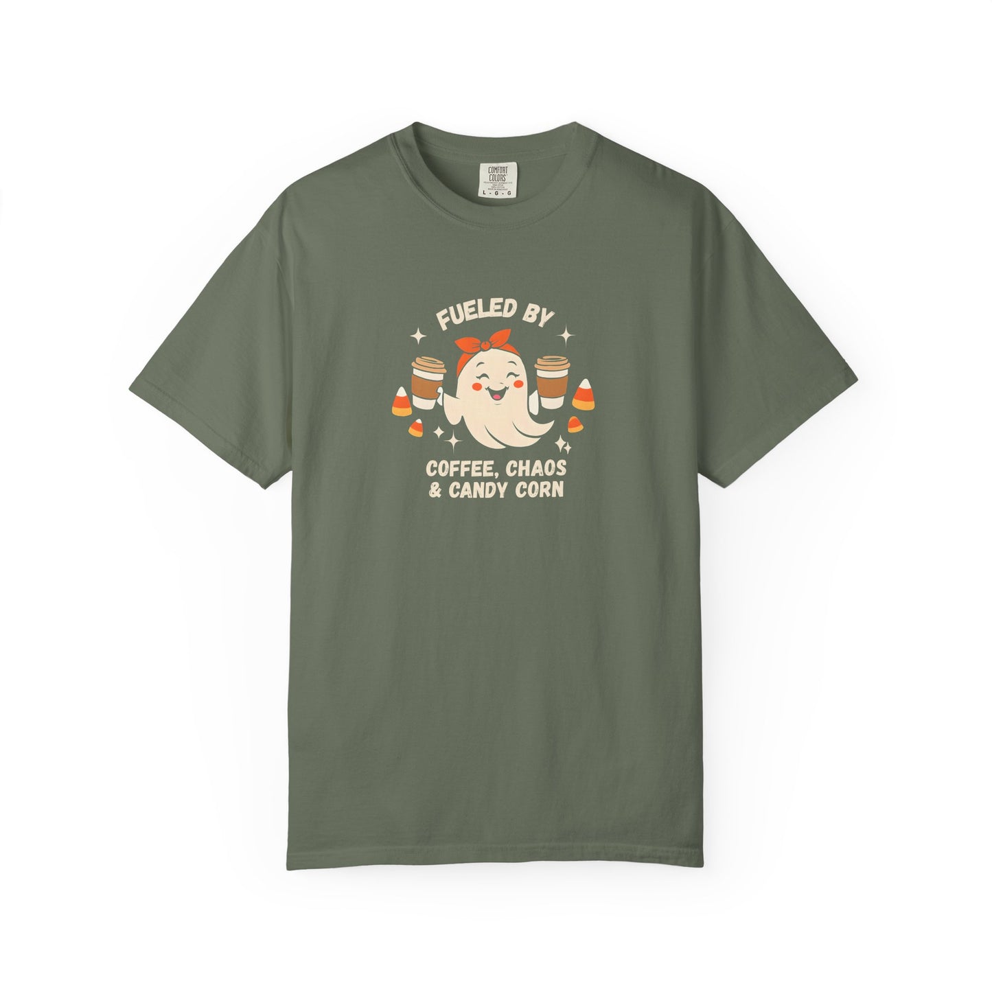 Coffee, Chaos & Candy Corn Women's T-Shirt
