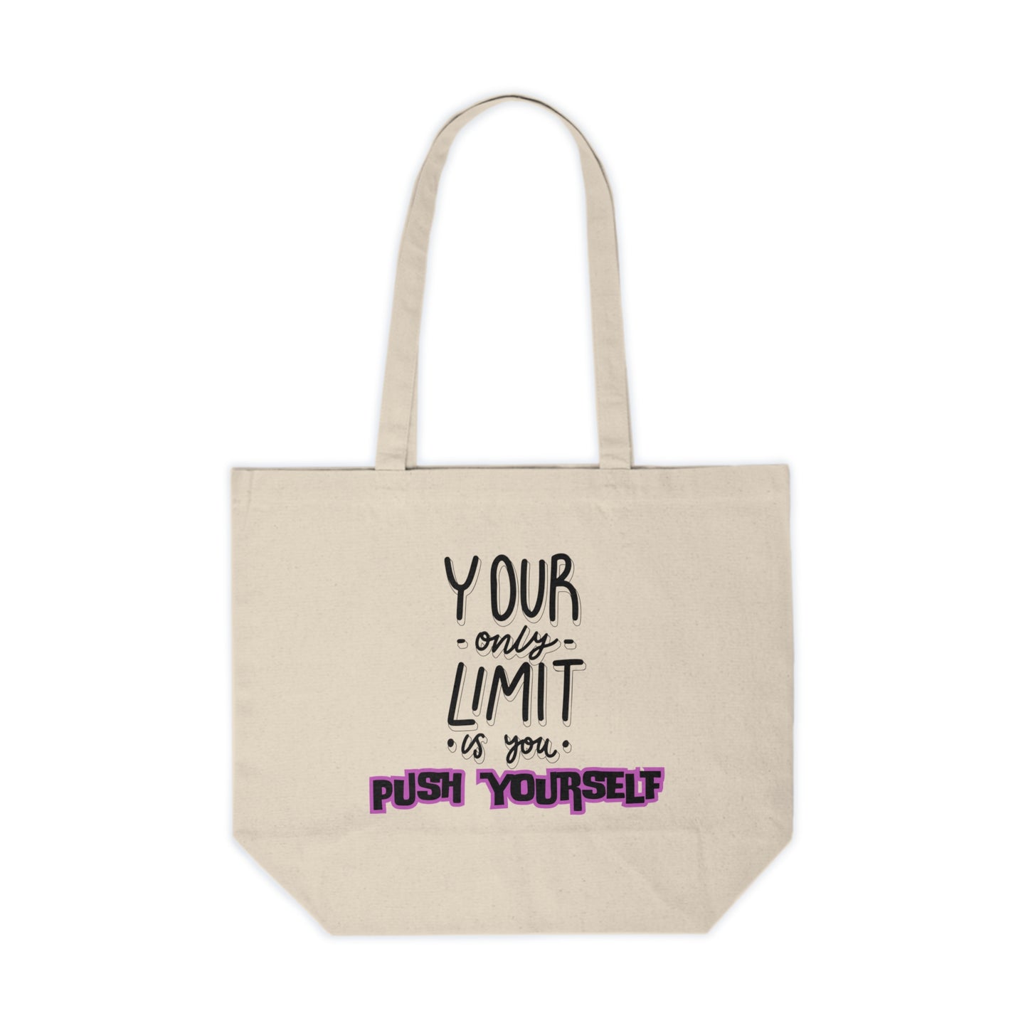 Push Yourself Canvas Bag