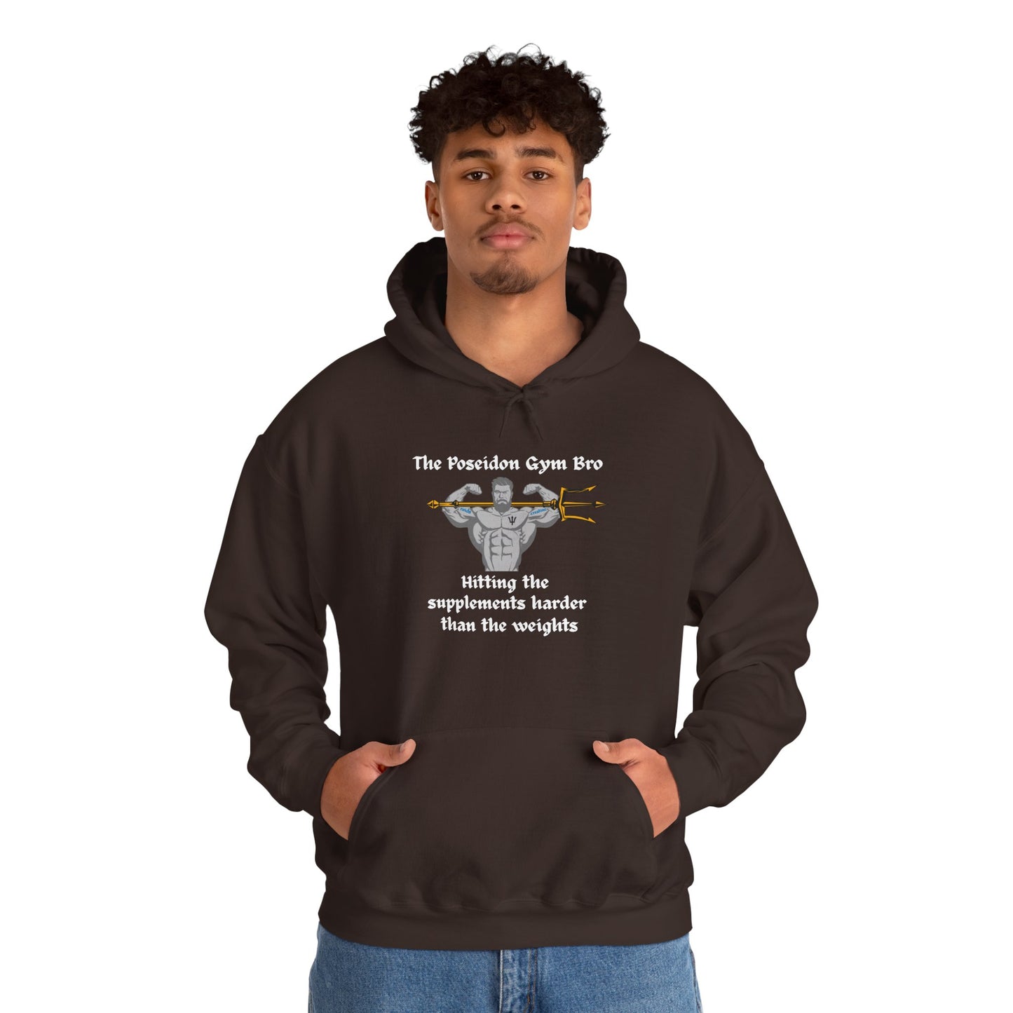 Poseidon Gym Bro Men's Hoodie