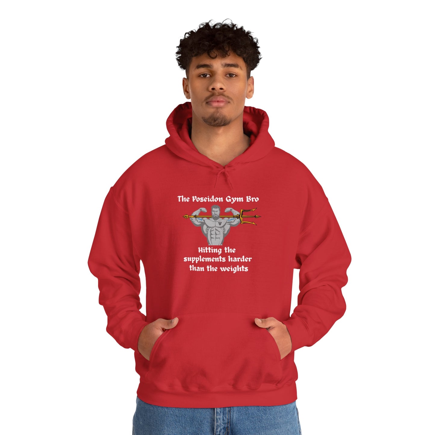 Poseidon Gym Bro Men's Hoodie