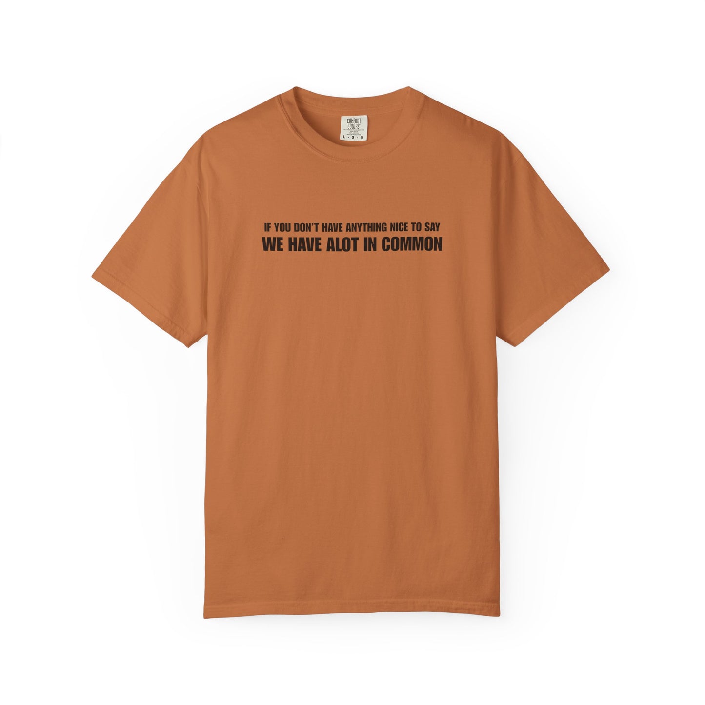 "If You Don't Have Anything Nice to Say" Men's T-Shirt