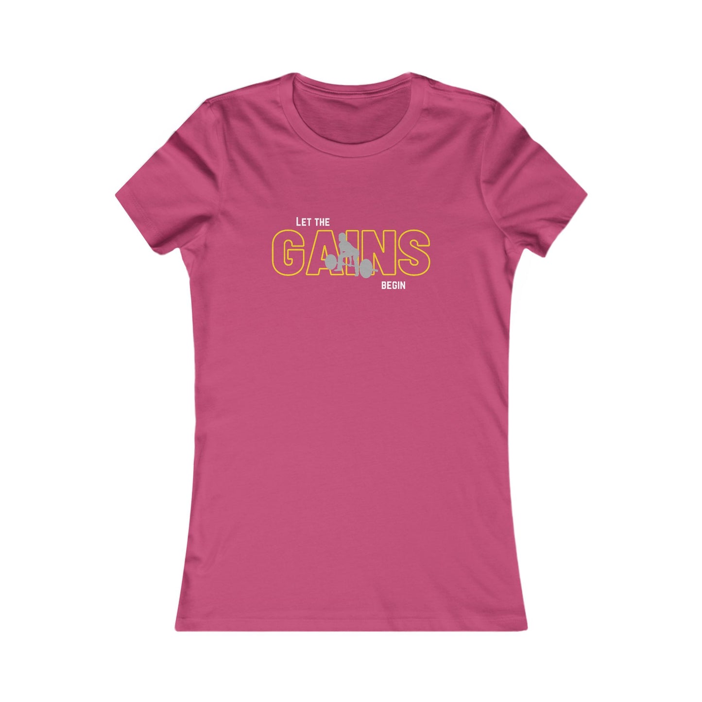 'Let the Gains Begin' Women's T-Shirt