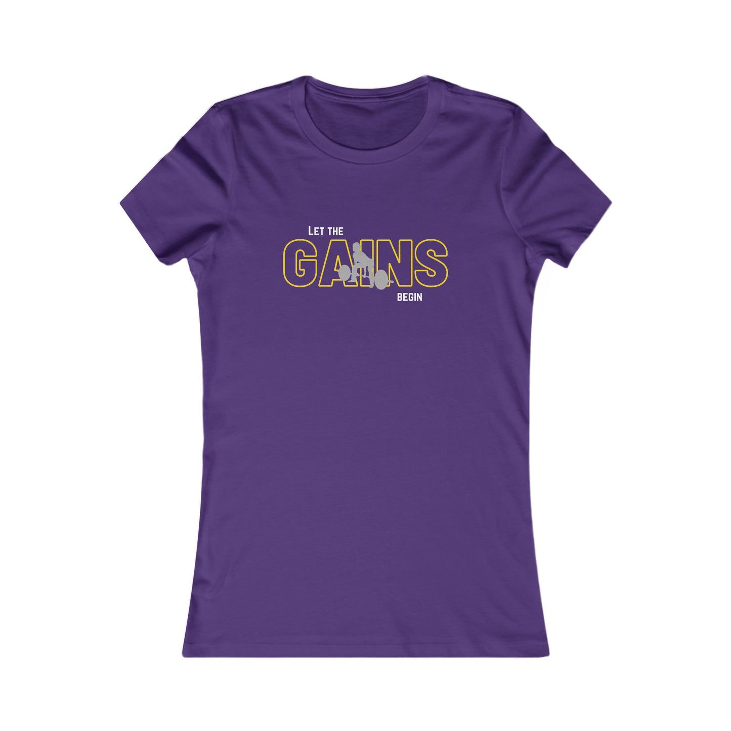 'Let the Gains Begin' Women's T-Shirt