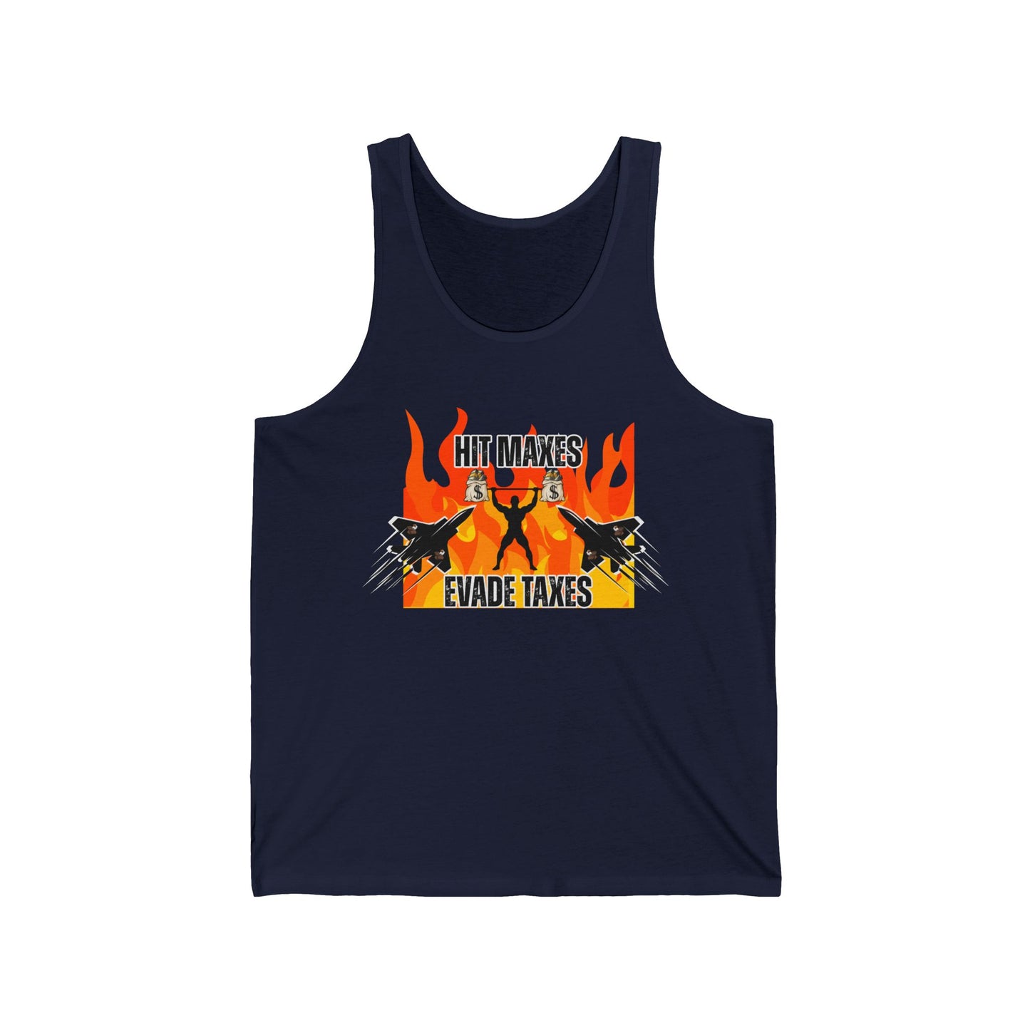 Hit Maxes Evade Taxes Men's Tank