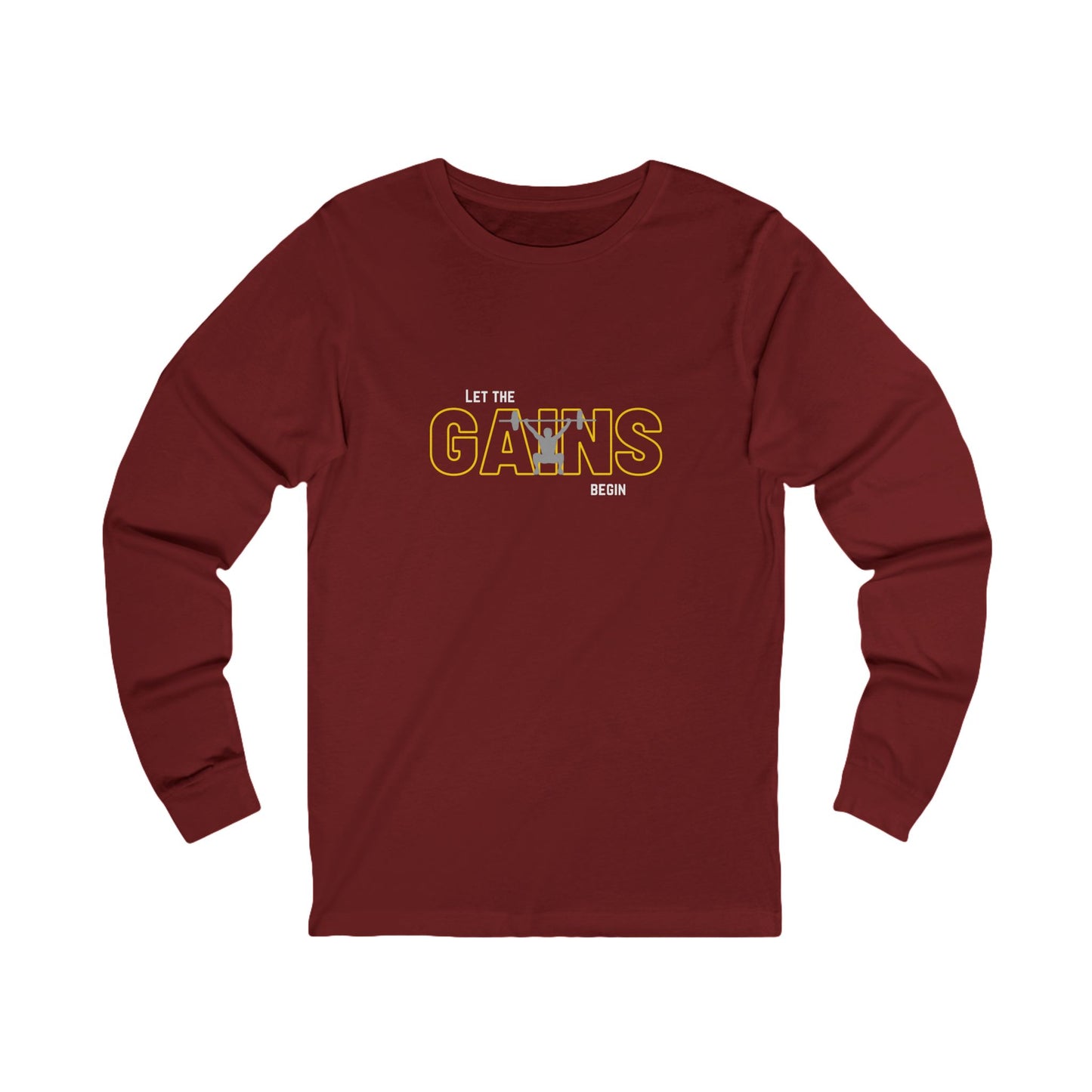 Let the Gains Begin Men's Long Sleeve