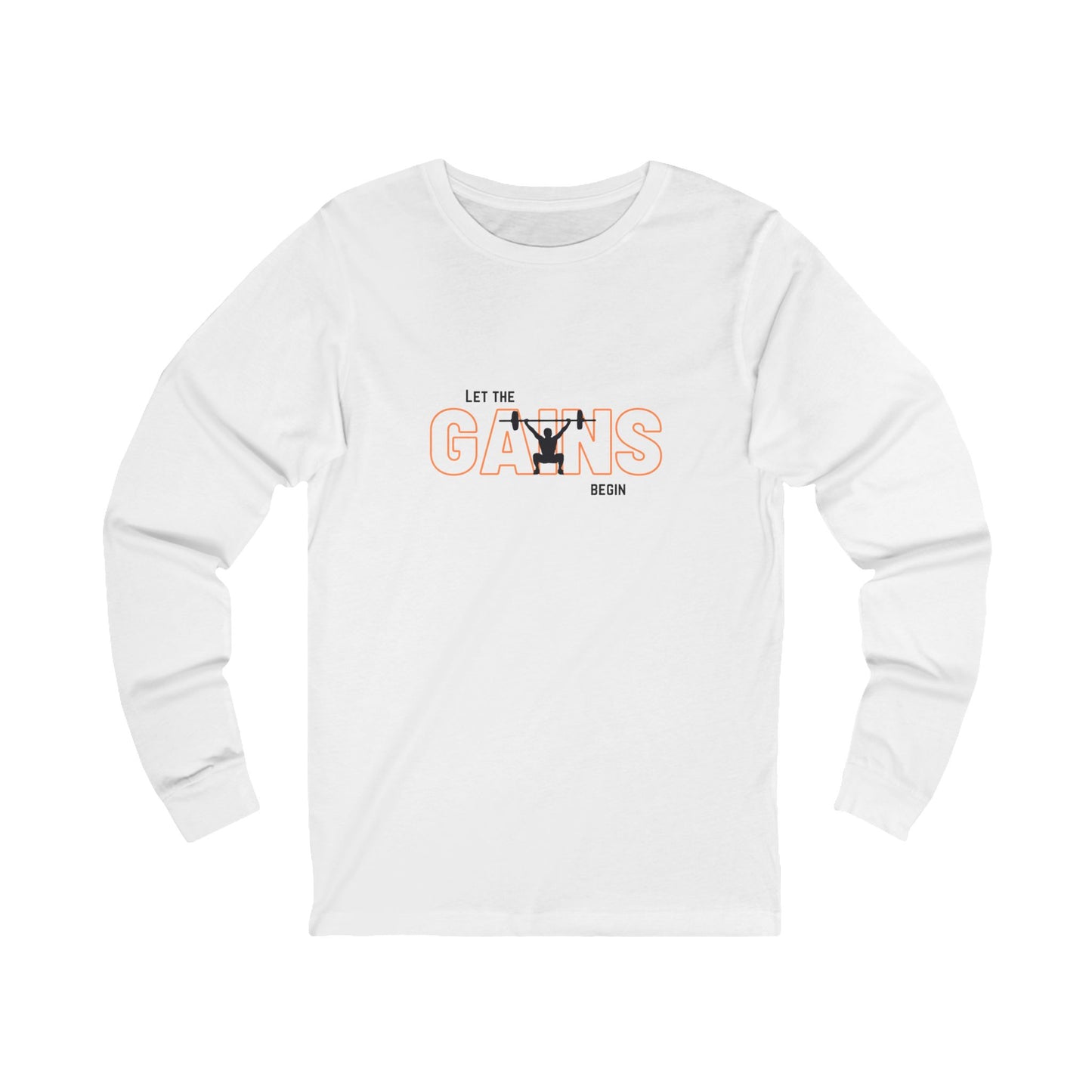 Let the Gains Begin Men's Long Sleeve