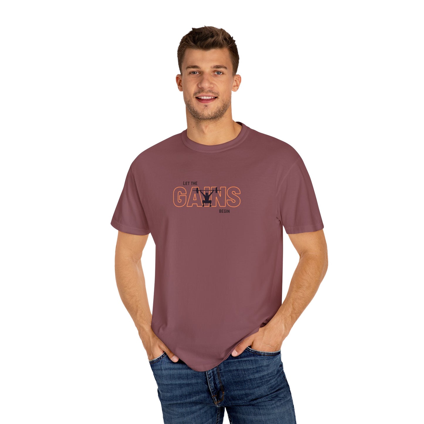 'Let the Gains Begin' Men's T-Shirt