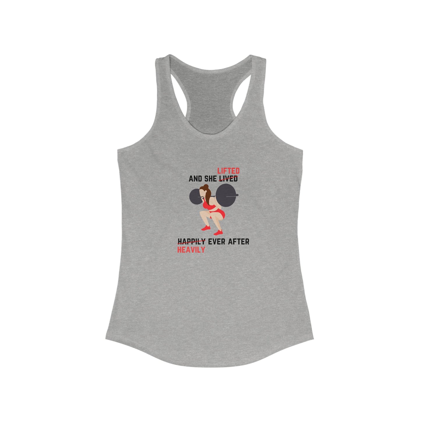 Lifted Heavily Ever After Women's Racerback