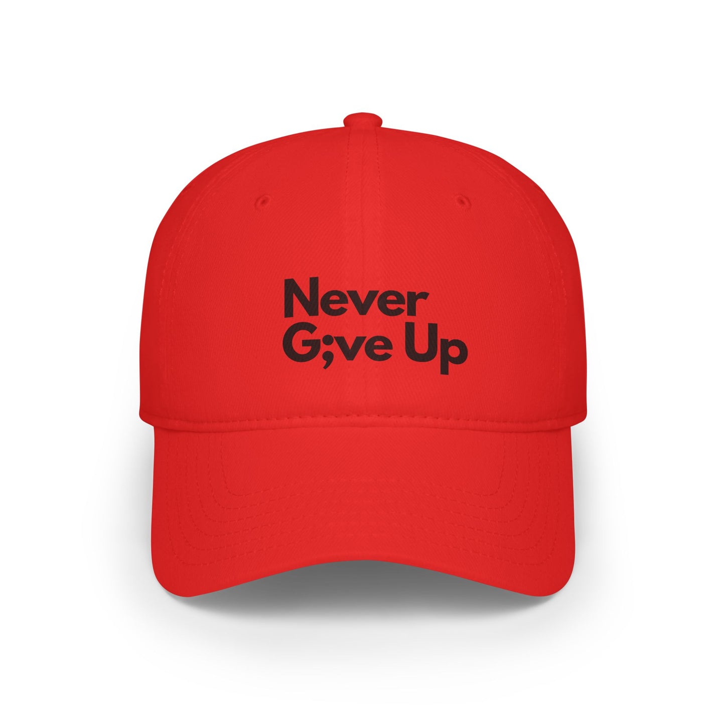 Never Give Up Baseball Cap
