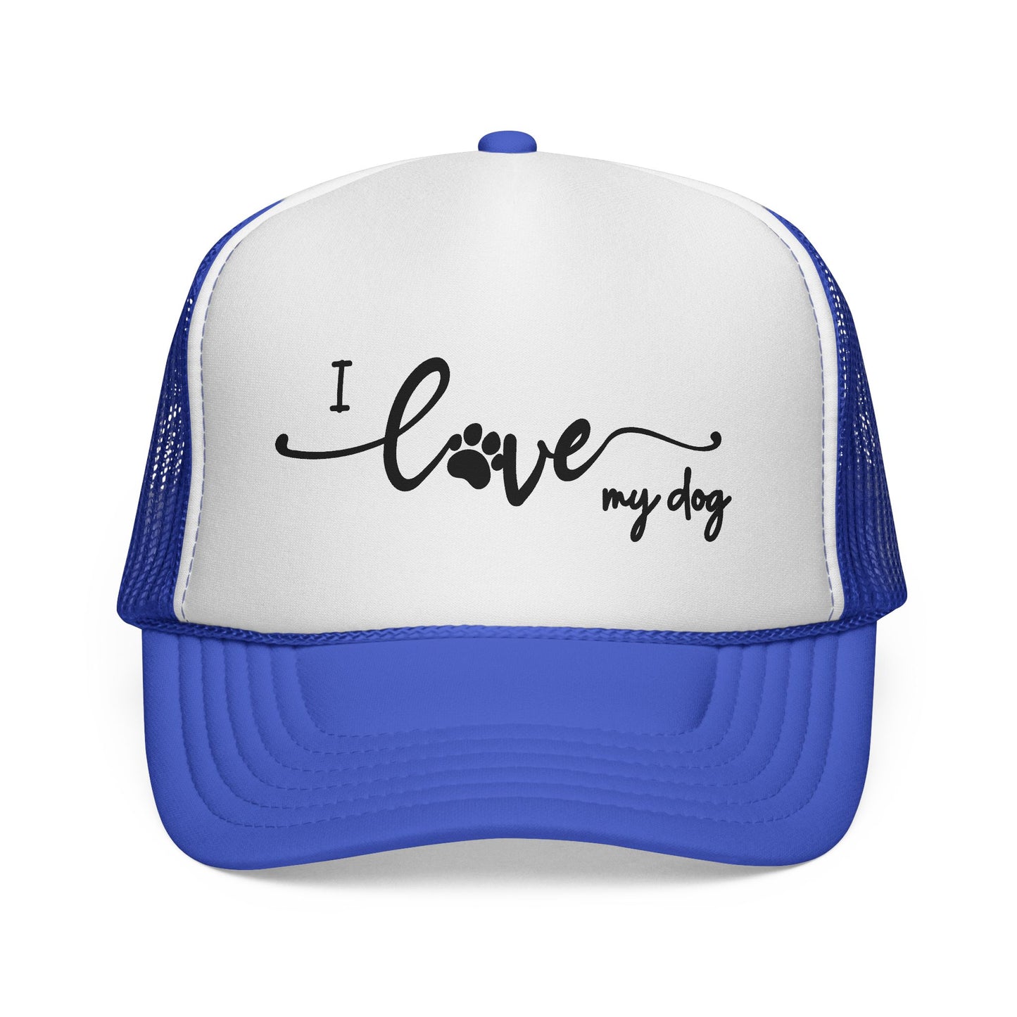 I Love My Dog Trucker Hat