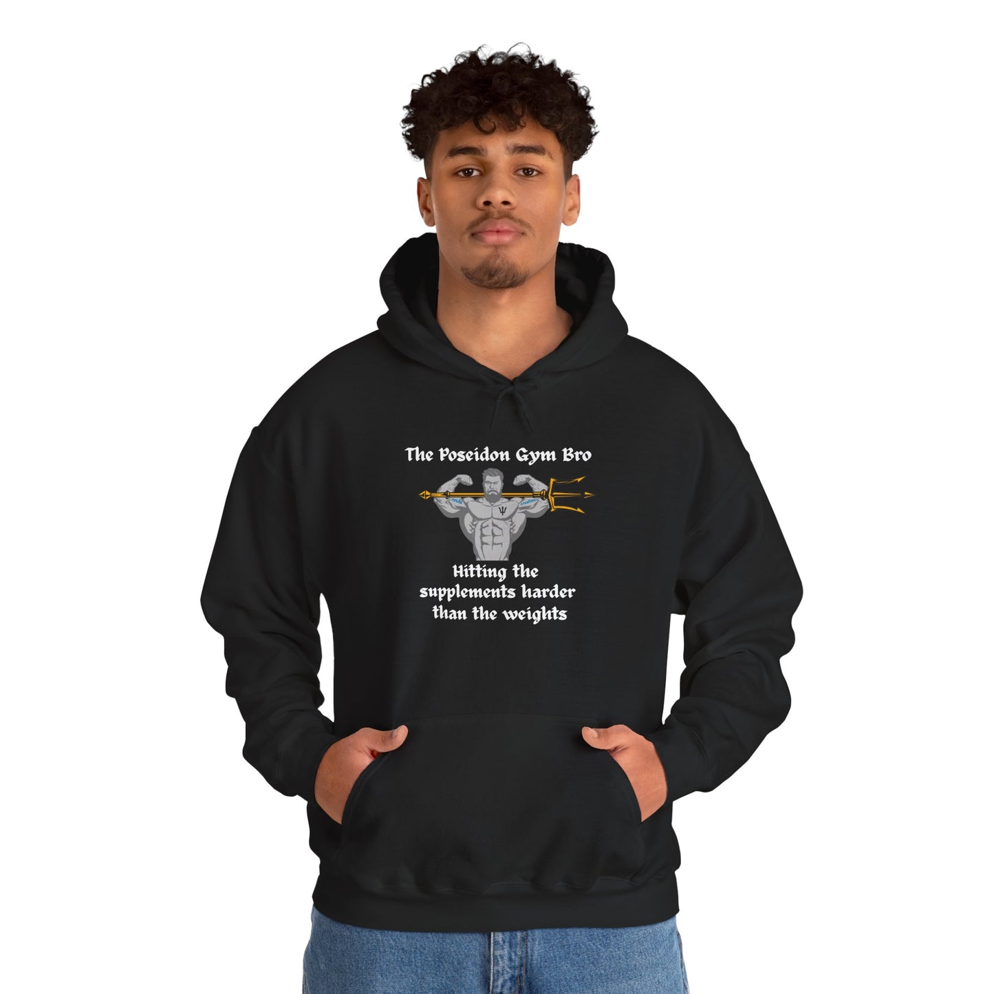 Poseidon Gym Bro Men's Hoodie