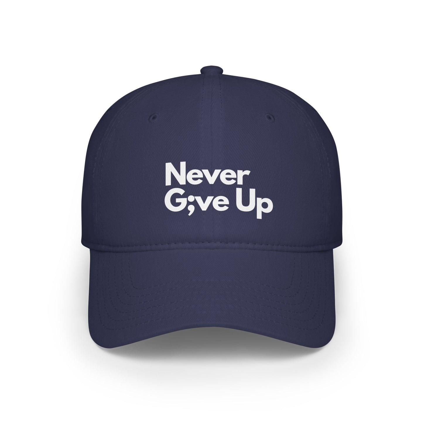 Never Give Up Baseball Cap