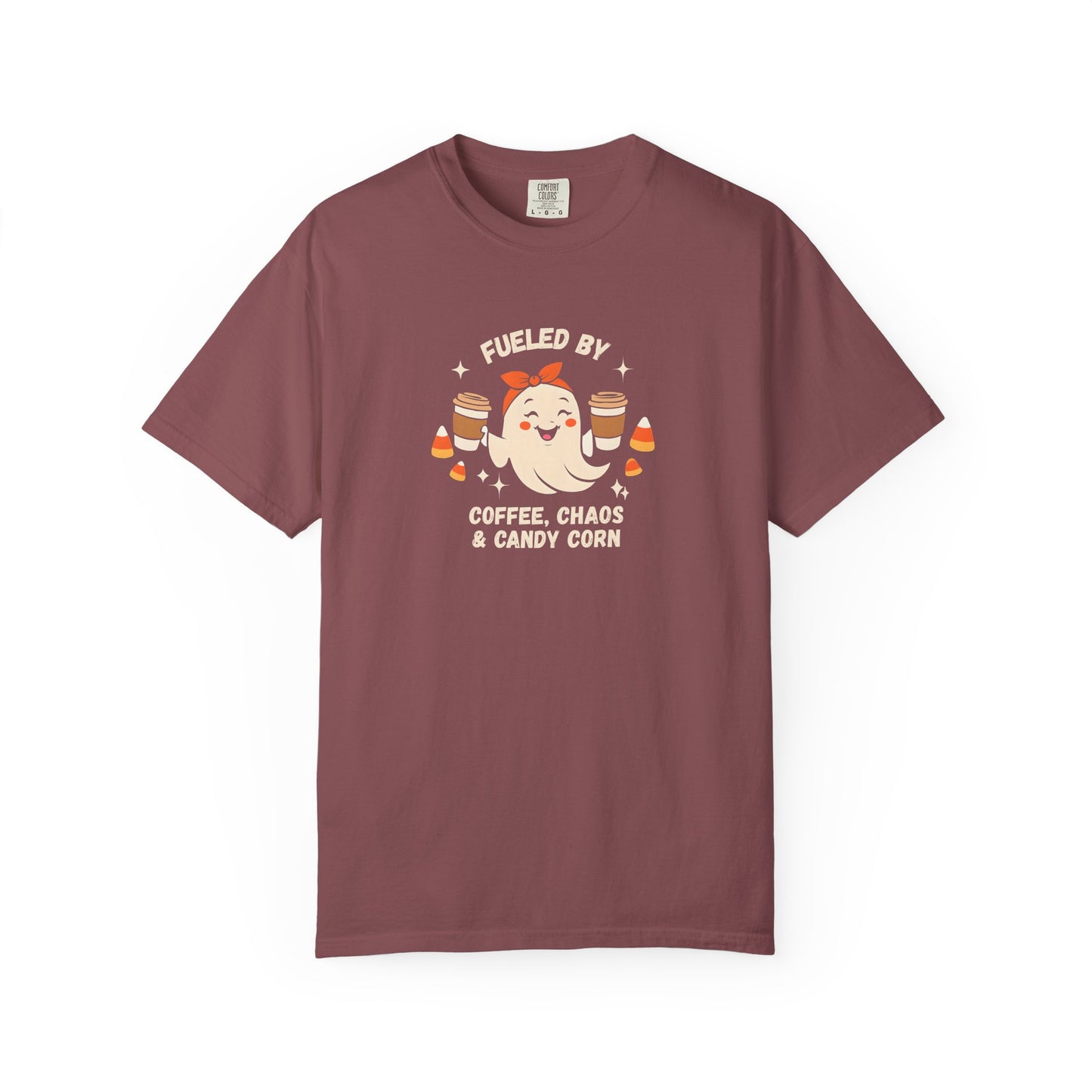 Coffee, Chaos & Candy Corn Women's T-Shirt