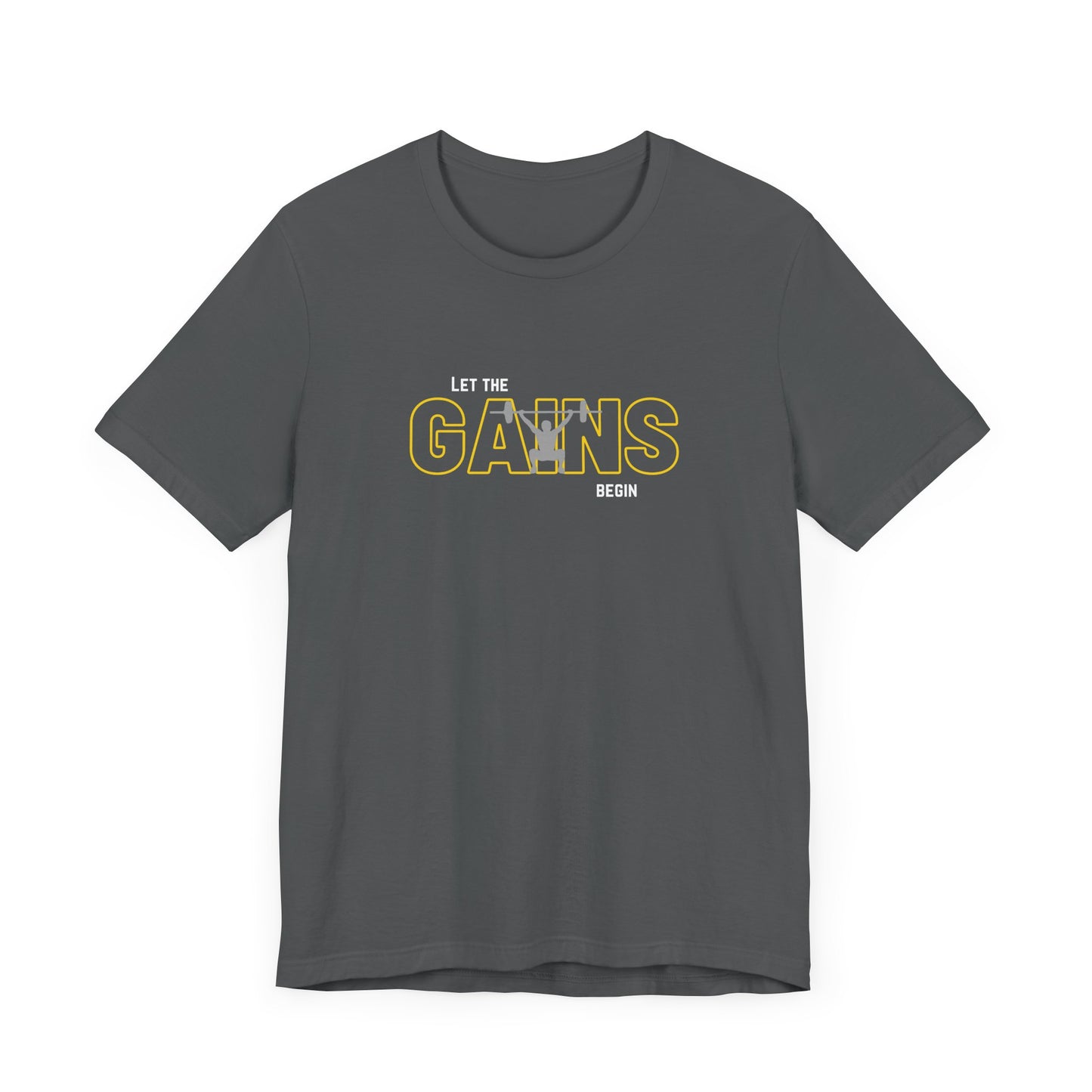 'Let the Gains Begin' - Men's T-Shirt