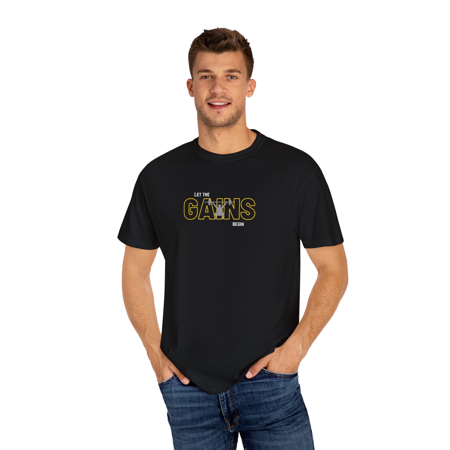 'Let the Gains Begin' Men's T-Shirt