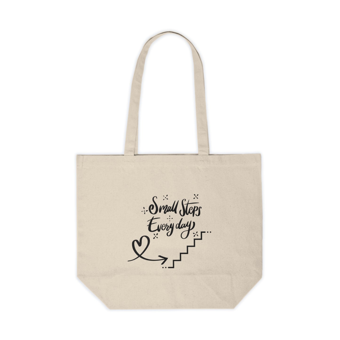 Small Steps Every Day Canvas Bag