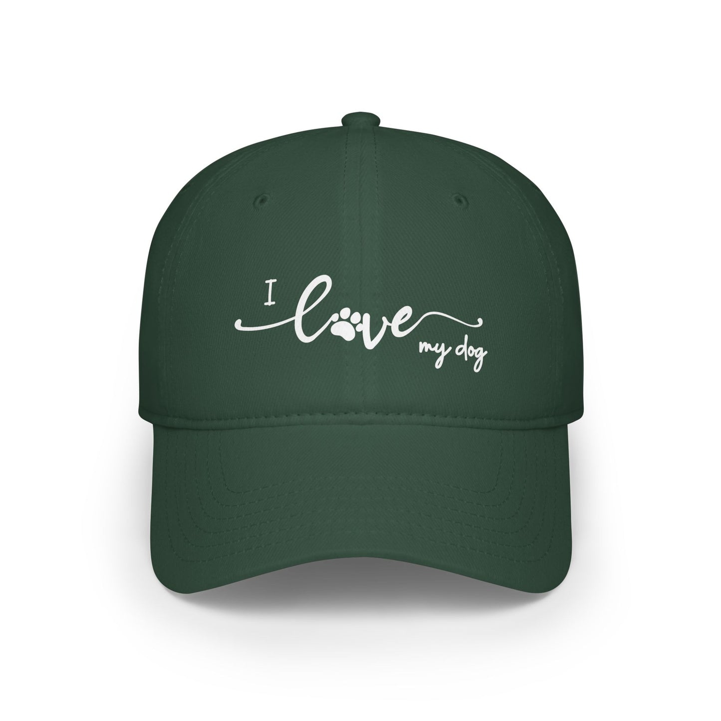 I Love My Dog Baseball Cap