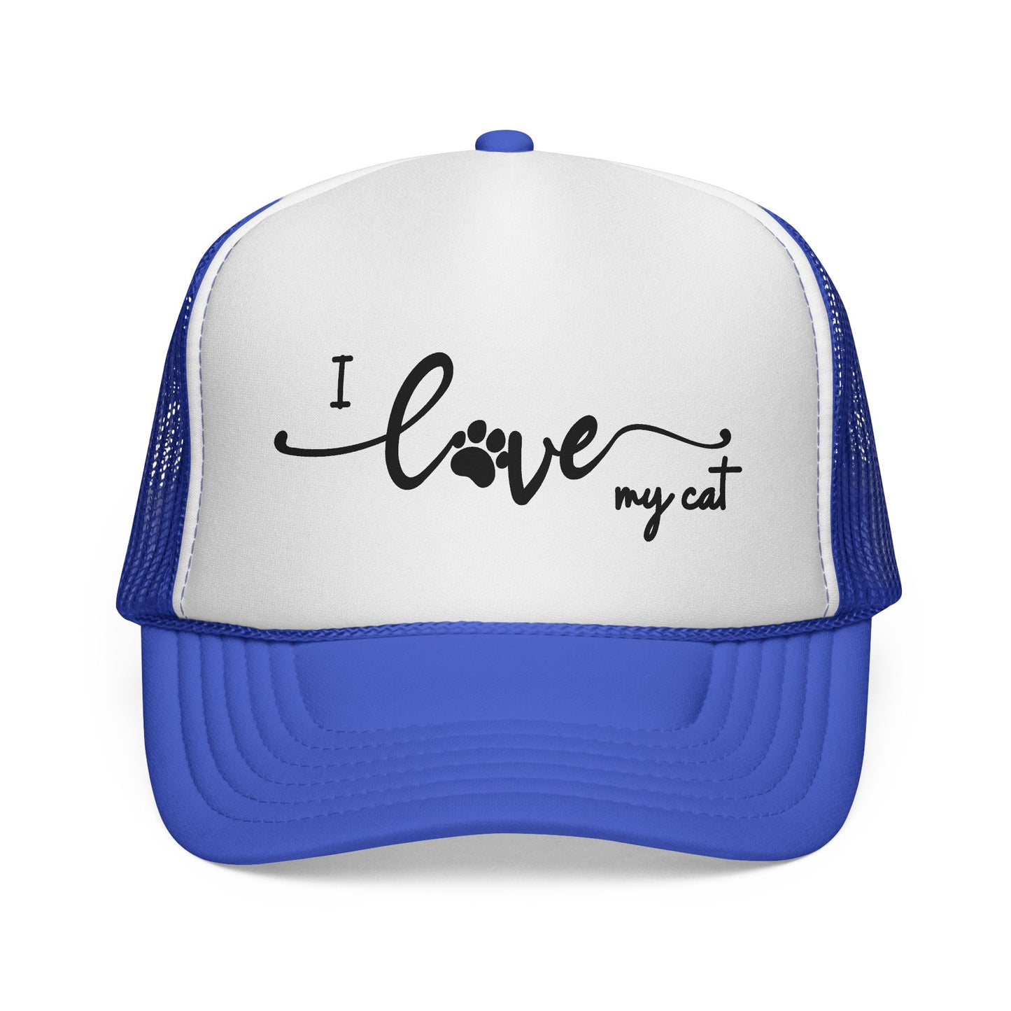 I Love My Cat Trucker Hat