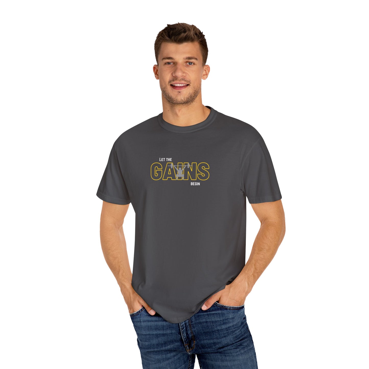 'Let the Gains Begin' Men's T-Shirt