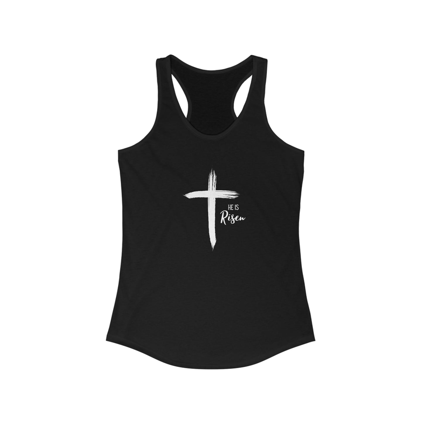 He Is Risen Cross Women's Tank