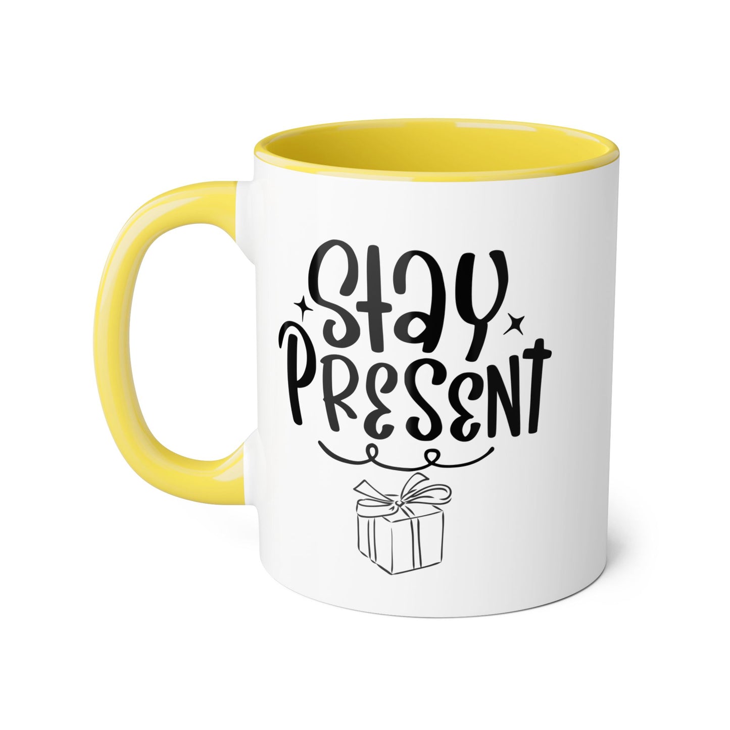 Stay Present 2 Tone Mug