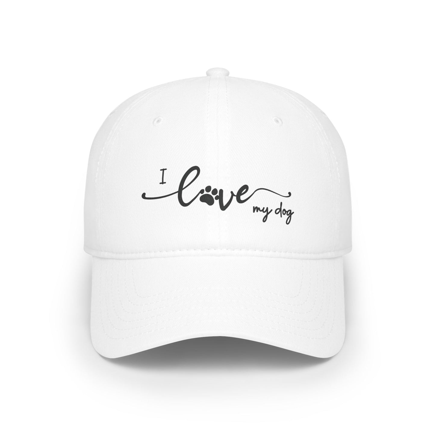 I Love My Dog Baseball Cap