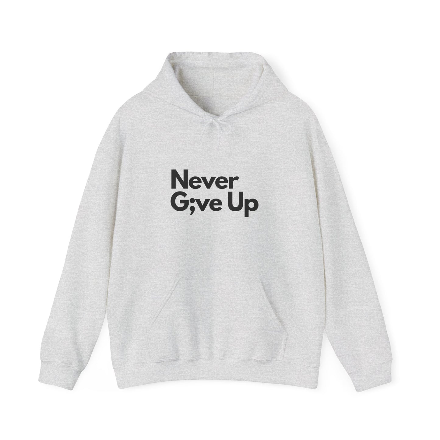 Never G;ve Up Men's Hoodie