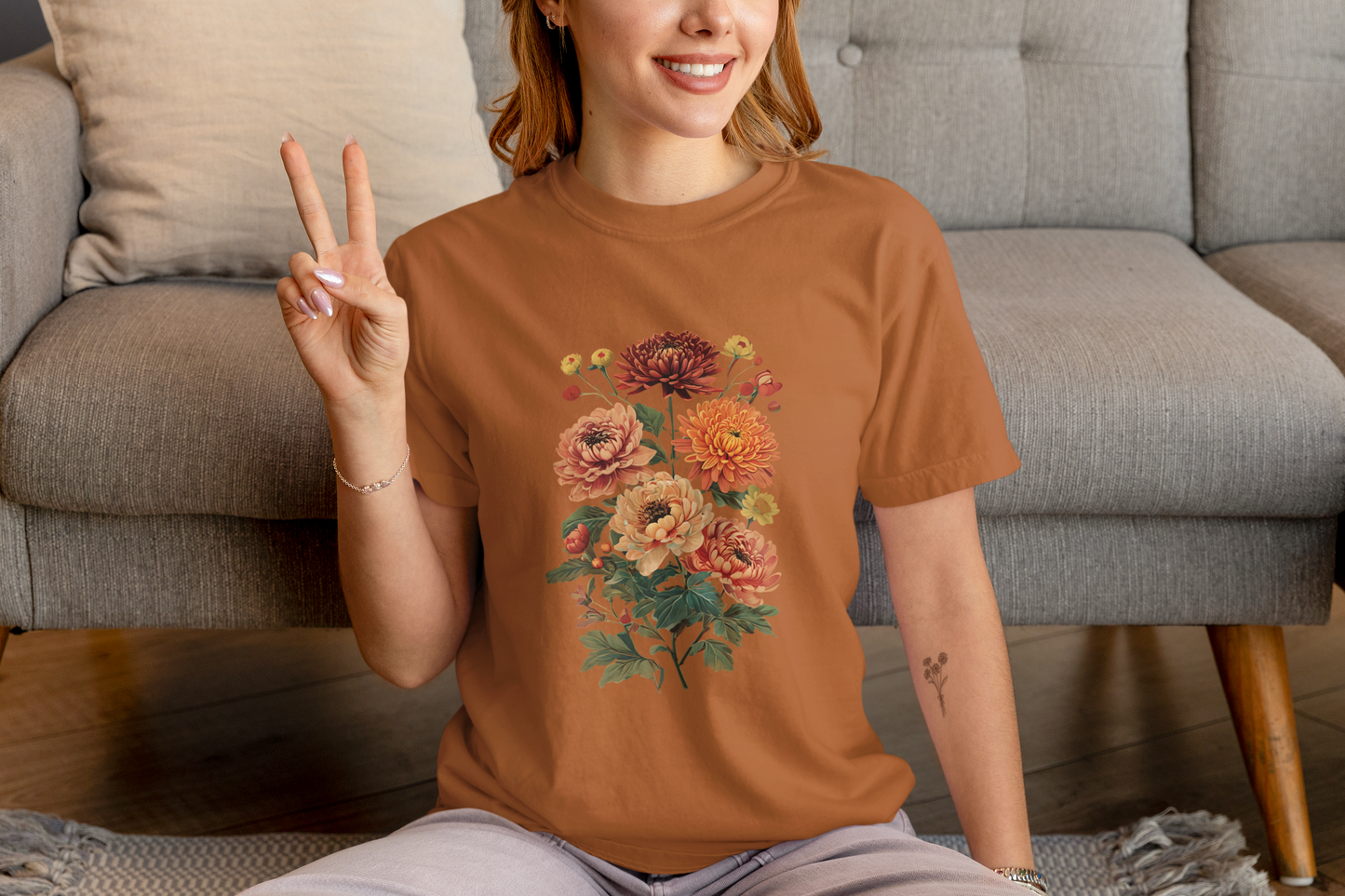 November Birthflower Women's T-Shirt