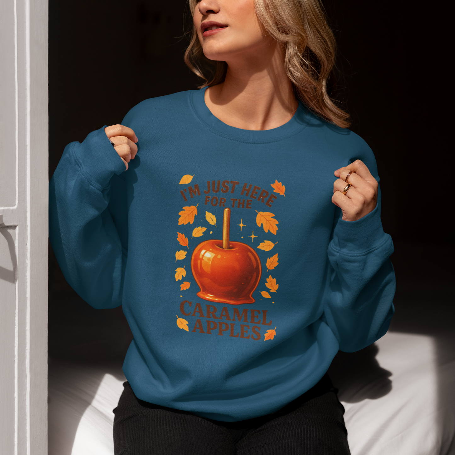 Caramel Apple Lover Women's Crewneck