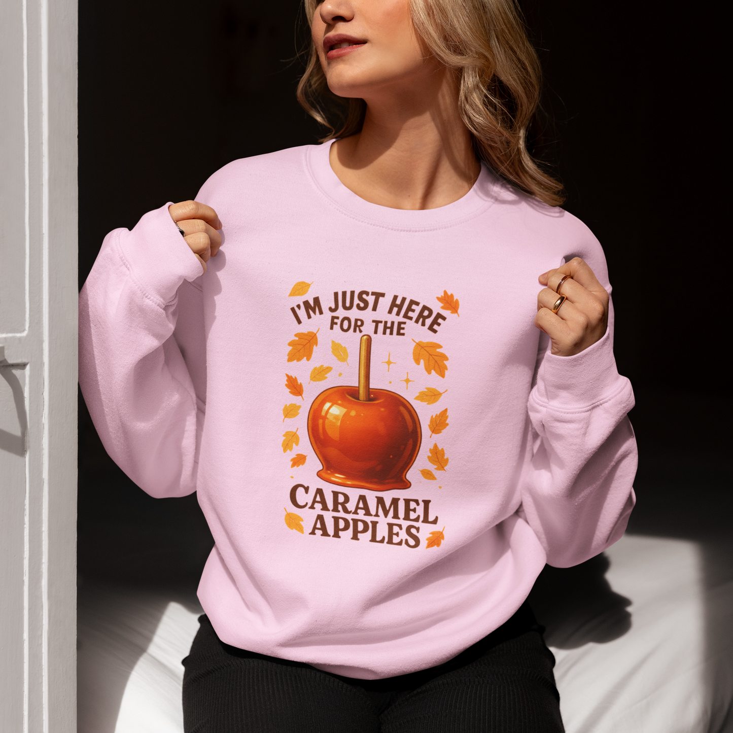 Caramel Apple Lover Women's Crewneck