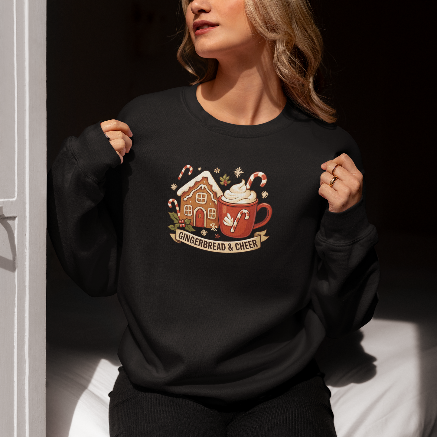 Gingerbread & Cheer Women's Crewneck