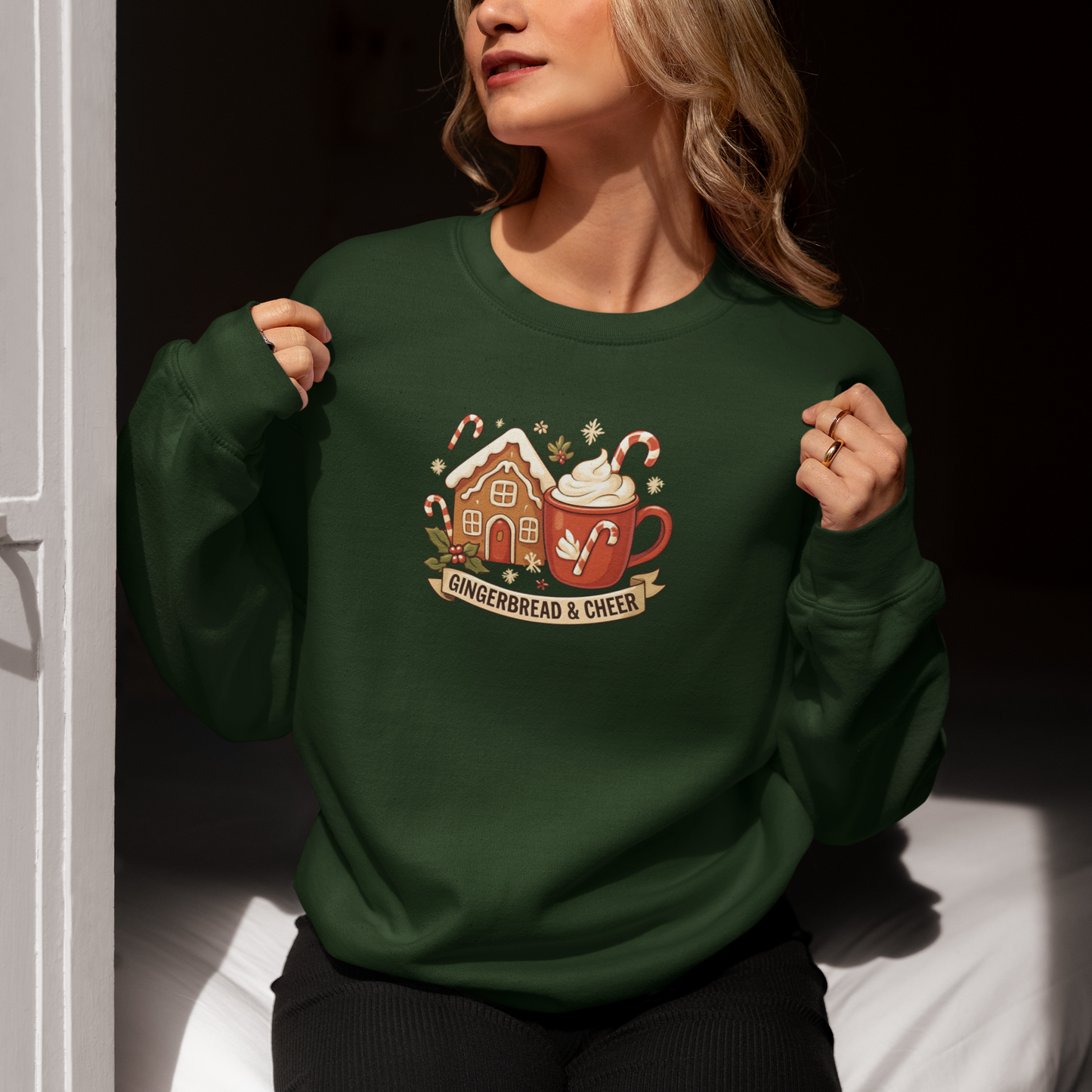 Gingerbread & Cheer Women's Crewneck