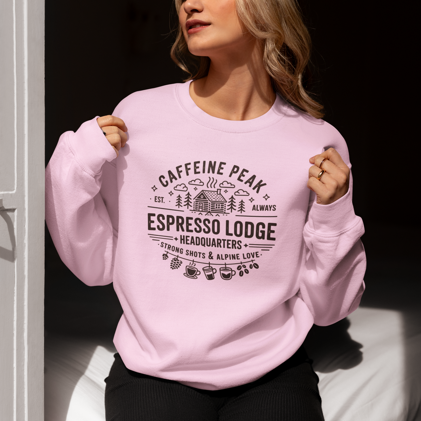 Caffeine Peak Women's Crewneck