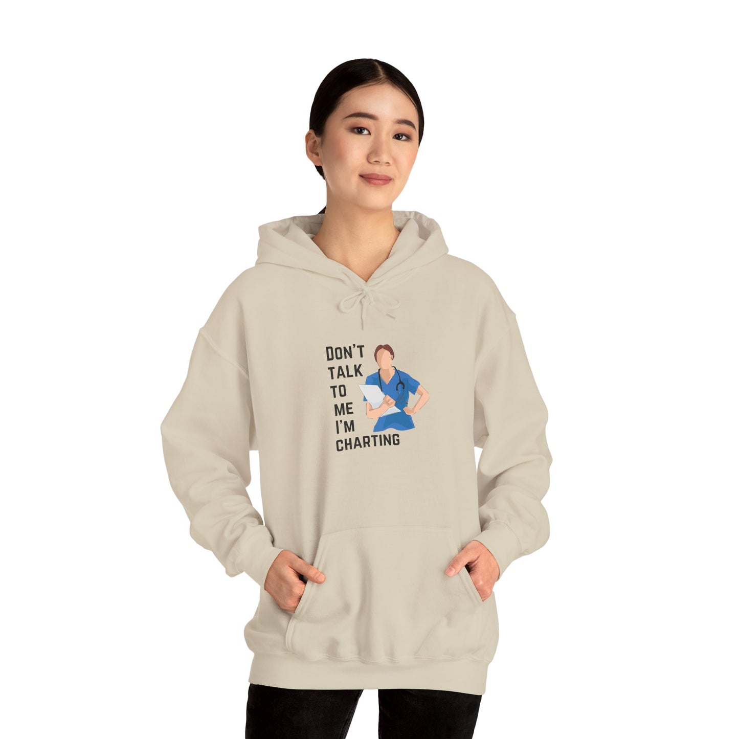 "Don't Talk to Me, I'm Charting" Women's Hoodie